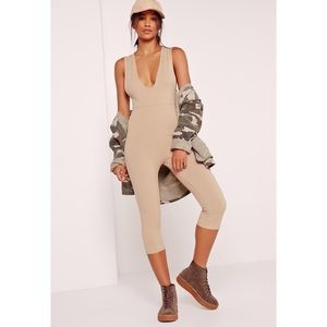NWT Camel Jumpsuit
